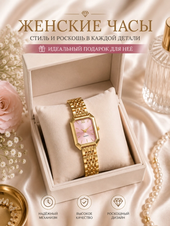 Классические наручные часы, для женщин и девушек - 