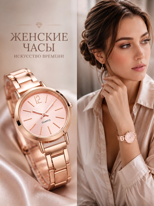 Классические наручные часы, для женщин и девушек - 
