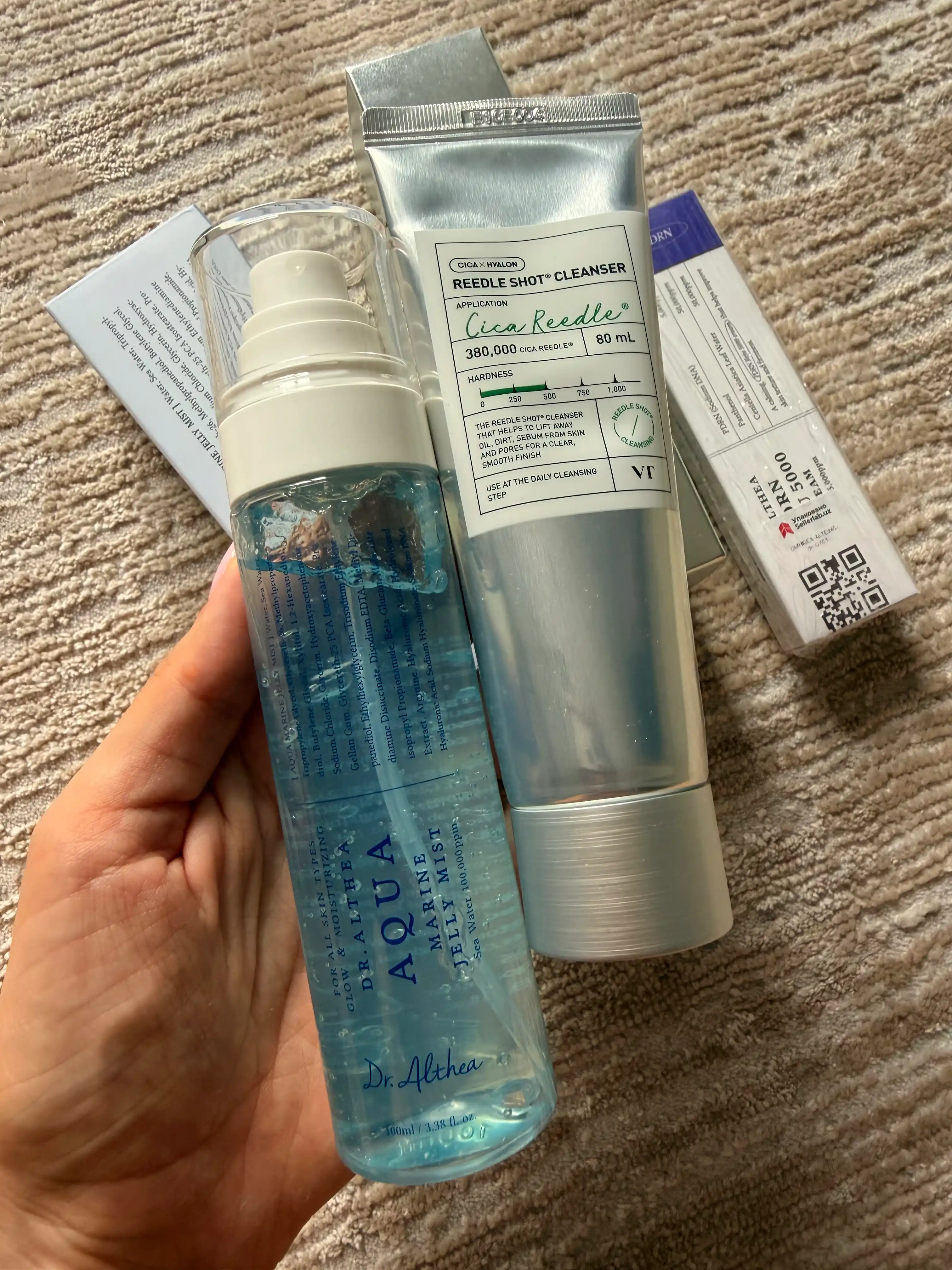 Dr. Althea aqua jelly mist  — yuz uchun namlovchi mist-sprey, PDRN bilan, 100 ml