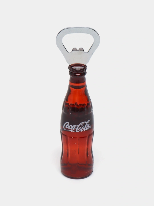 Мини открывашка для бутылок Cola, Fanta и Sprite с магнитом на холодильник декоративный - 