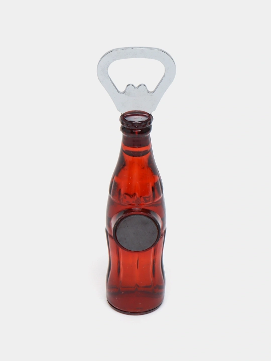 Мини открывашка для бутылок Cola, Fanta и Sprite с магнитом на холодильник декоративный