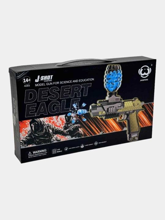 Desert Eagle o'yinchoq to'pponchasi, 6+ yosh, motorika rivojlantiradi 