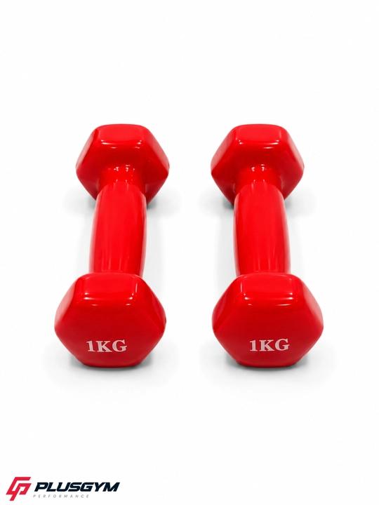Gantel vinilli 0.5-1-1.5-2-3-4-5 -kg turli ranglarda, fitnes va boshqa sport turlari uchun