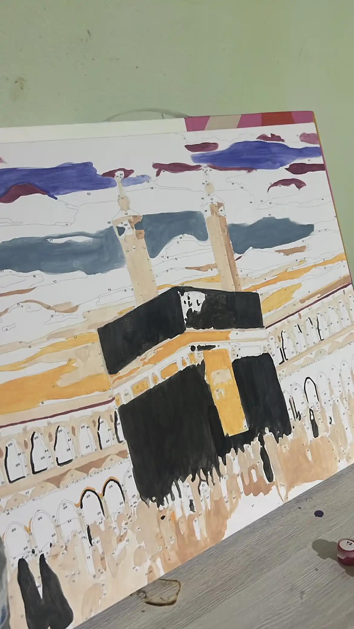 Картина, рисование по номерам ARTERY "Исламские", раскраска на холсте, 40 * 50 см