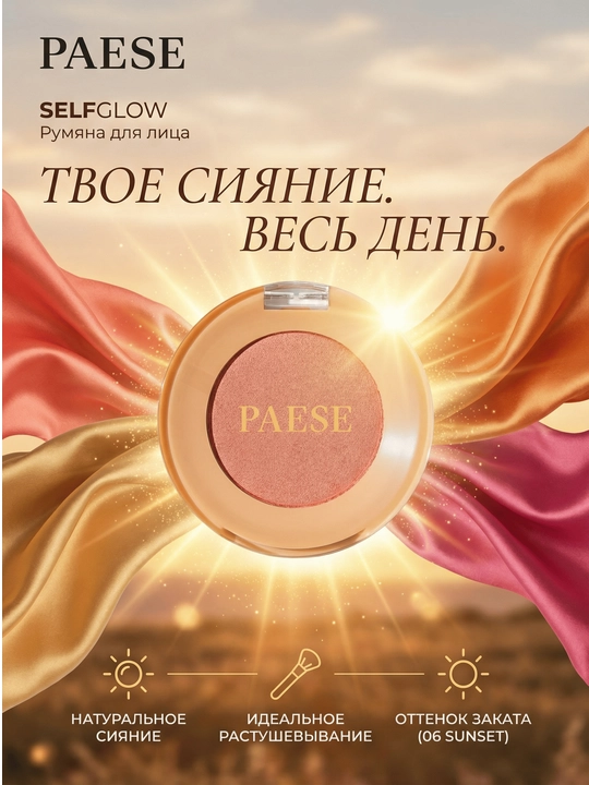 SELFGLOW yuz uchun rumyanasi