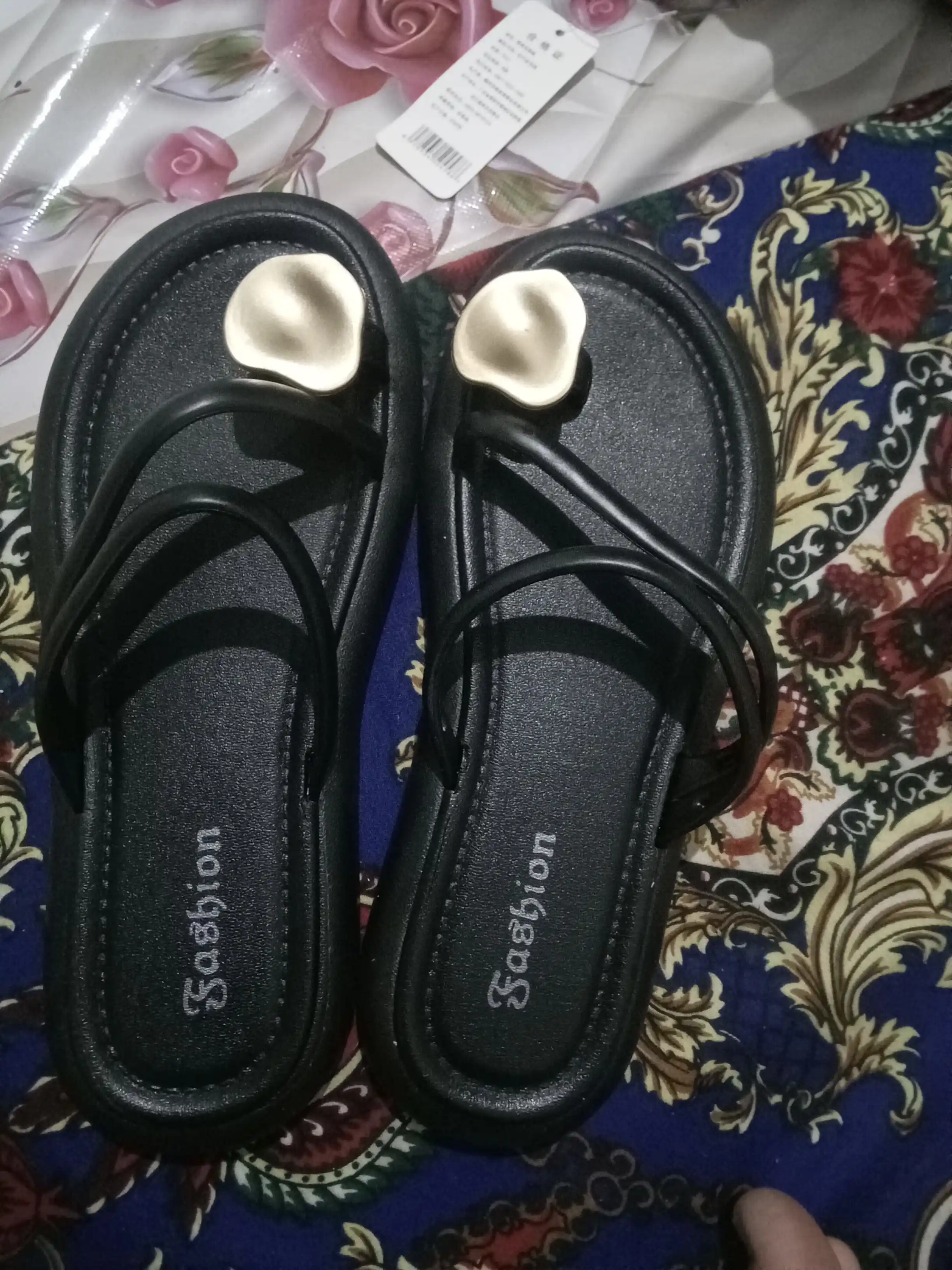 Ayollar bosonojkalari, yozgi sandal tapochlakar, slansi, sandallar, 1 o'lcham kichikli