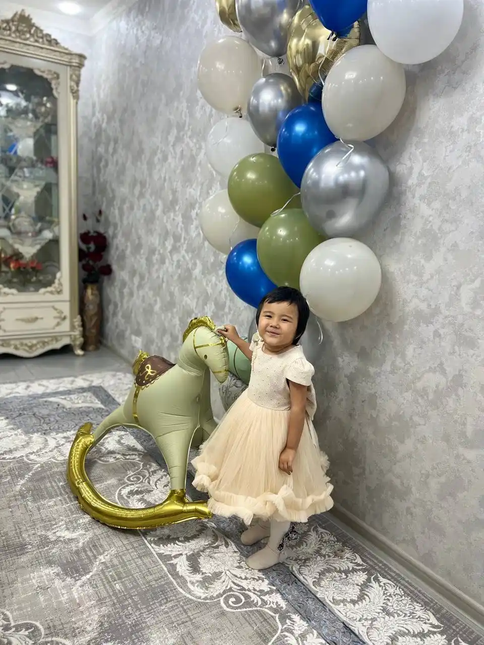 Shar folgalangan BABY BOY va BABY GIRL, GENDER PARTY va roddomdan chiqish uchun to'plam
