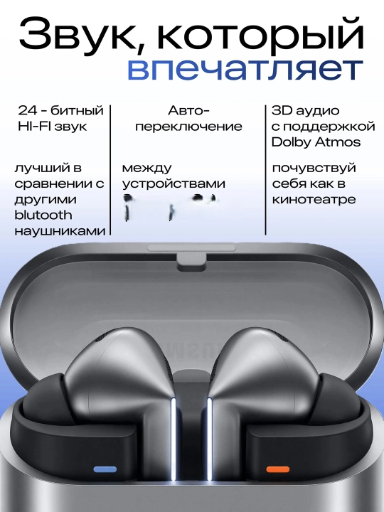 Buds 3 Pro simsiz quloqchi1n ANC Bluetooth sensorli boshqaruv