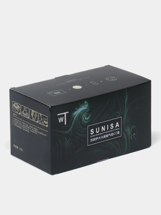 Tonal krem "Sunisa", yuz uchun, kushon suvga chidamli, tabiiy, 20 g - 