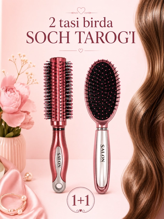 Soch uchun 2 ta massaj tarog‘i to‘plami