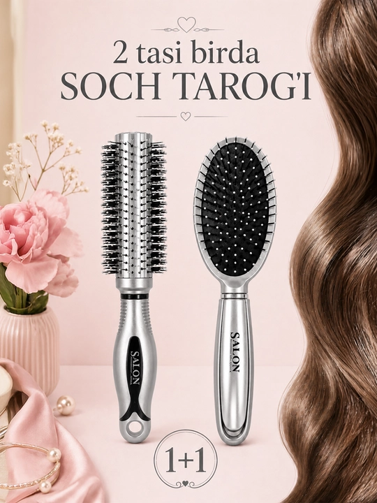 Soch uchun 2 ta massaj tarog‘i to‘plami