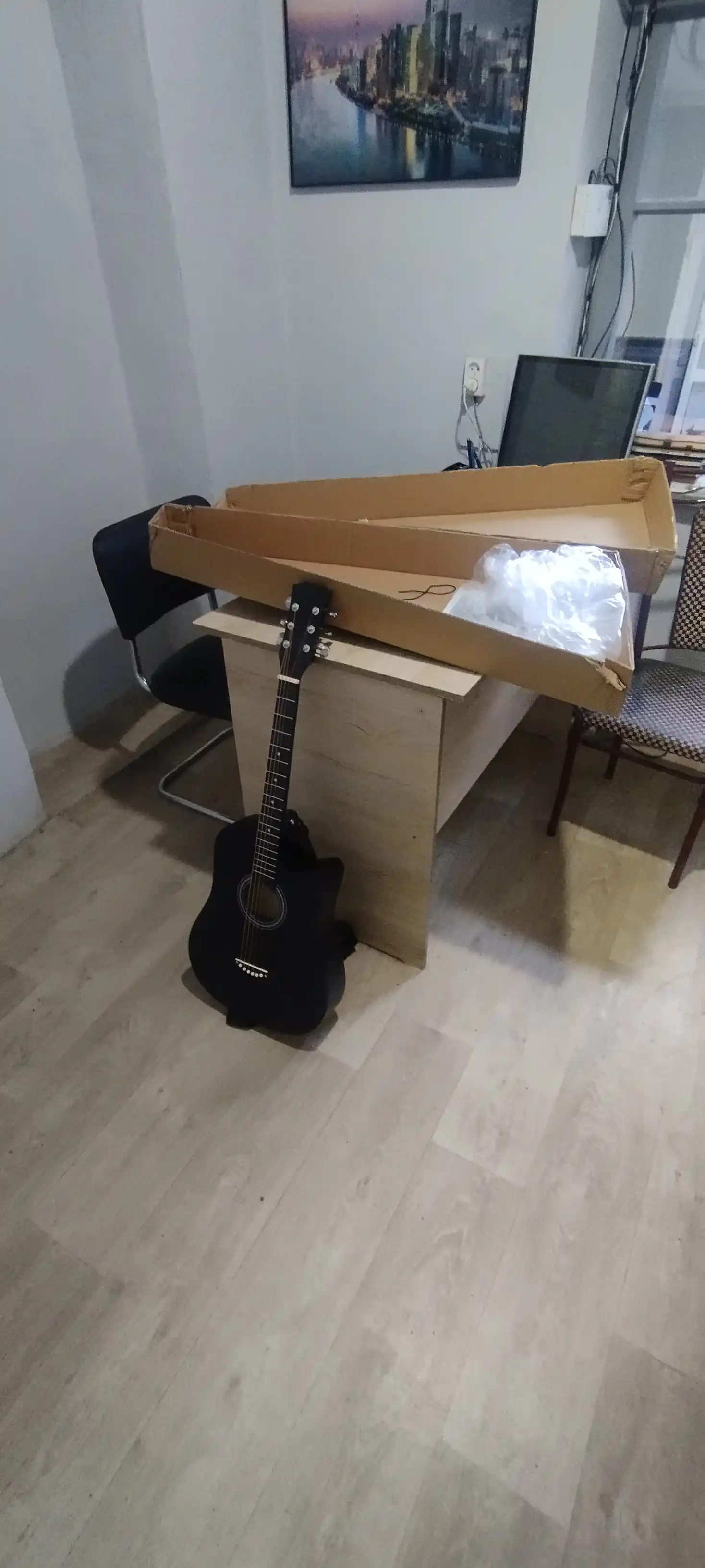 Акустическая гитара Full Komplekt Kabat, комплект 35 в 1, для новичков и профессионалов