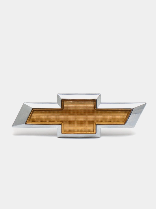 Эмблема Chevrolet Nexia, Cobalt, Matiz, Spark, передняя и задняя, ​​заводская (желтая)