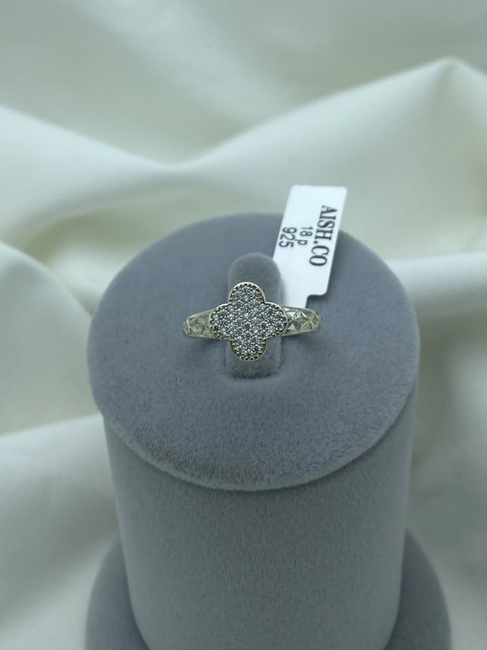 AISH.CO Серебряное кольцо 925 пробы с фианитами