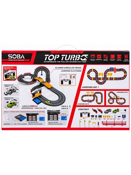 Детская гоночная трасса (автотрек) Slot Track Racing, 2 машинки, управление с пульта