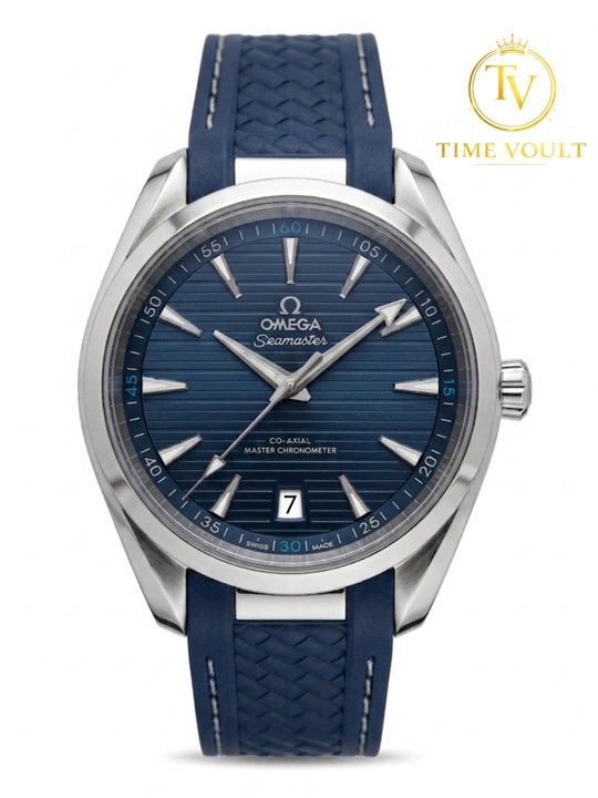 Omega Aqua Terra Automatic механические часы с автоподзаводом, каучуковый ремешок - 