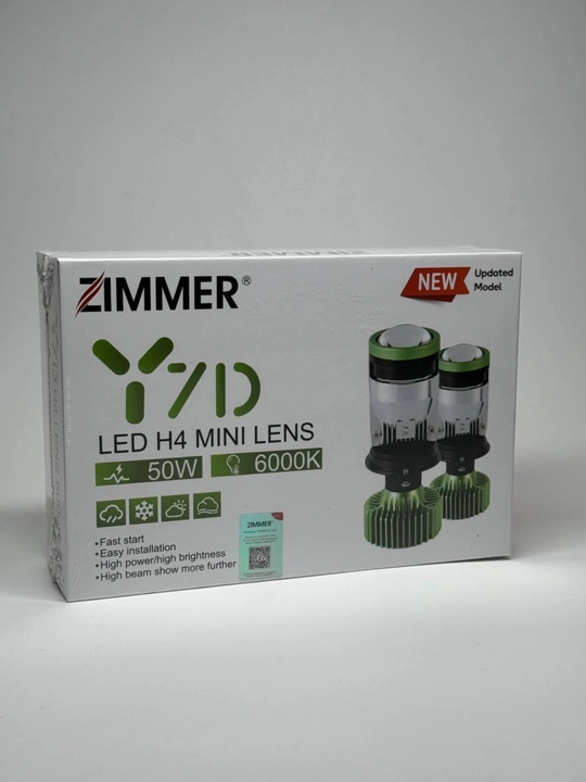 ZIMMER A120 MAX LED H4 avtomobil lampasi, 120W, 6000K