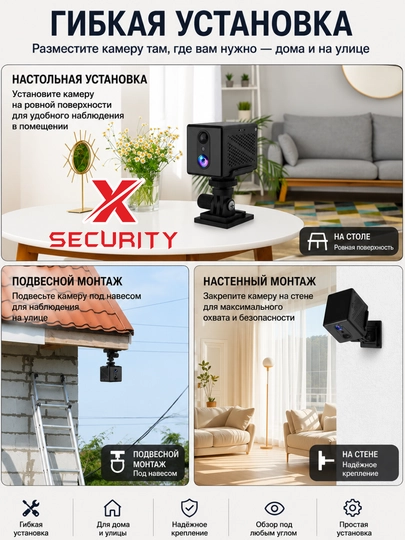 O-KAM pro P04T3 Аккумуляторная камера 4G, 3 mp, двусторонняя связь, датчик движения