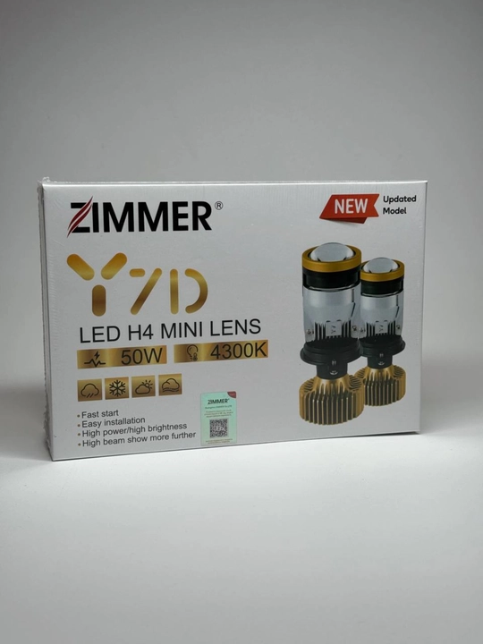 ZIMMER A120 MAX LED H4 avtomobil lampasi, 120W, 6000K