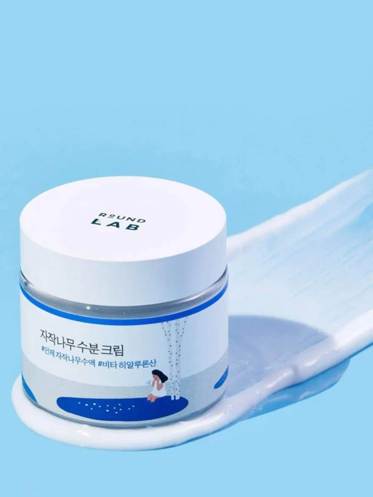 Увлажняющий крем для лица с берёзовым соком Round Lab Birch Juice Moisturizing Cream,80 мл
