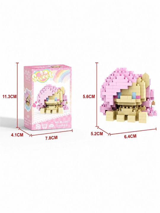 3D Лего конструктор My Little Pony , мини головоломка для детей и взрослых, мини - 