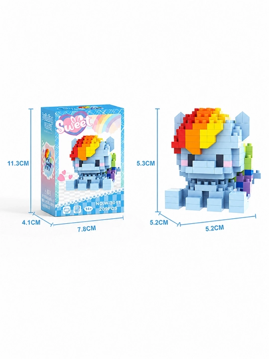 3D Лего конструктор My Little Pony , мини головоломка для детей и взрослых, мини - 