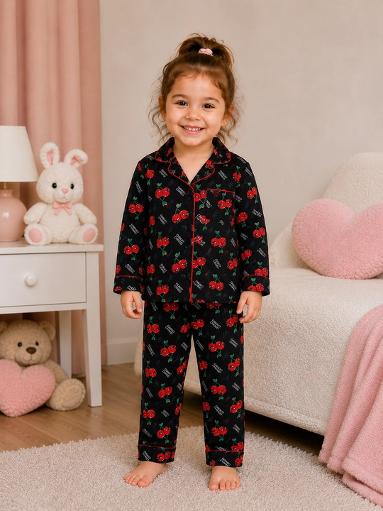 Bolalar pijamasi, yozgi, qizlar va o‘g‘il bolalar uchun paxta, nafas oladigan, 2-11 yosh