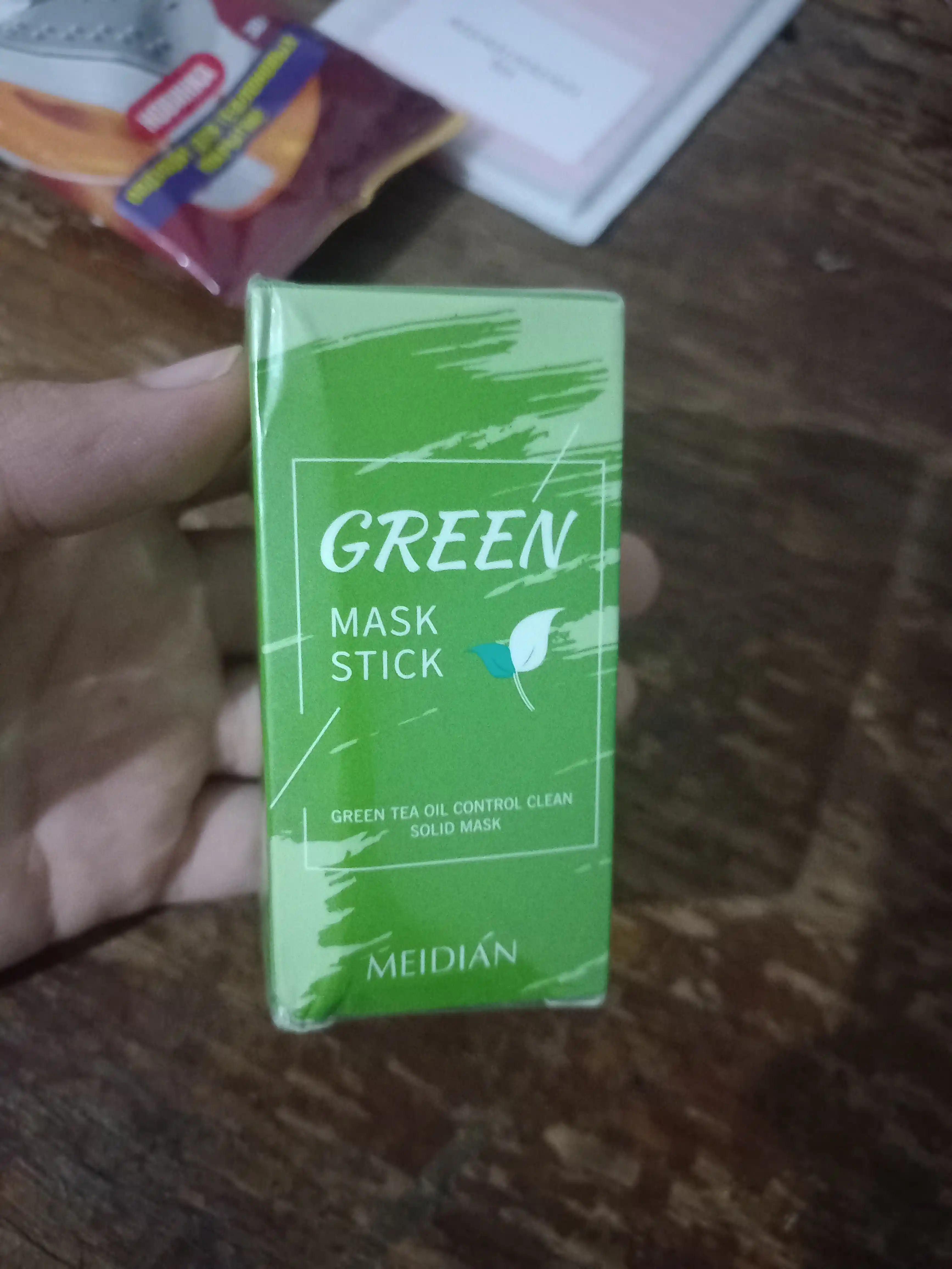 Глиняная маска стик для лица Green Mask Stick, от черных точек и прыщей акне