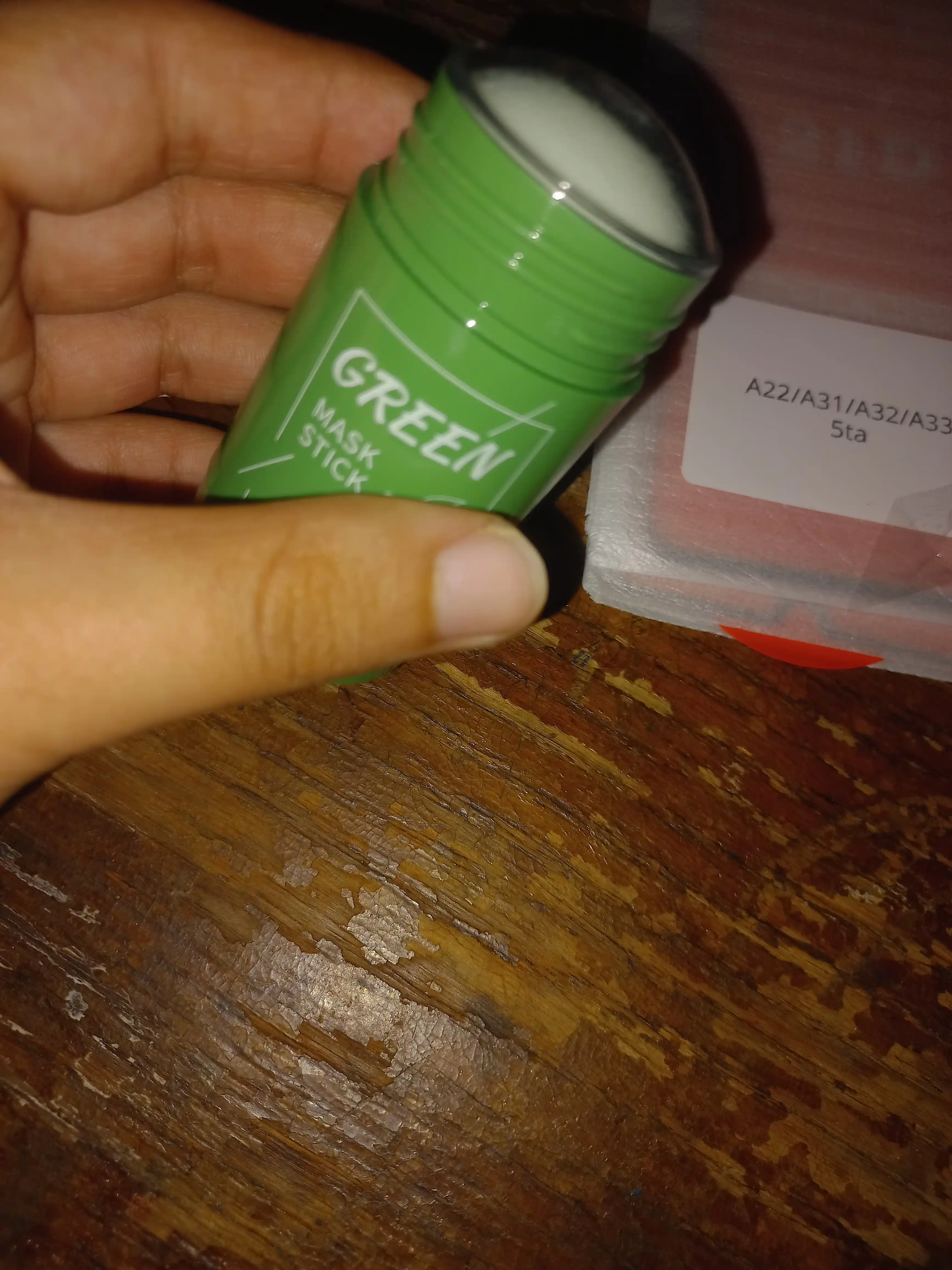 Глиняная маска стик для лица Green Mask Stick, от черных точек и прыщей акне