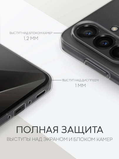 Прозрачный силиконовый чехол для Samsung, тонкий защитный TPU бампер,Galaxy от A05 до A73