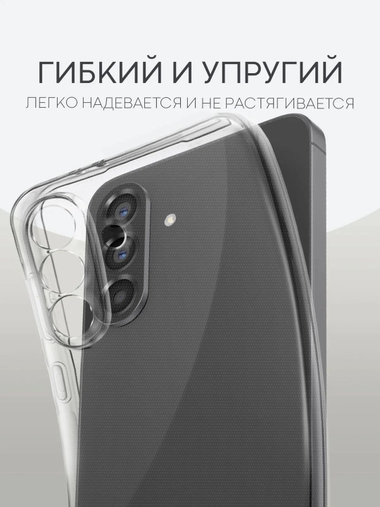 Прозрачный силиконовый чехол для Samsung, тонкий защитный TPU бампер,Galaxy от A05 до A73