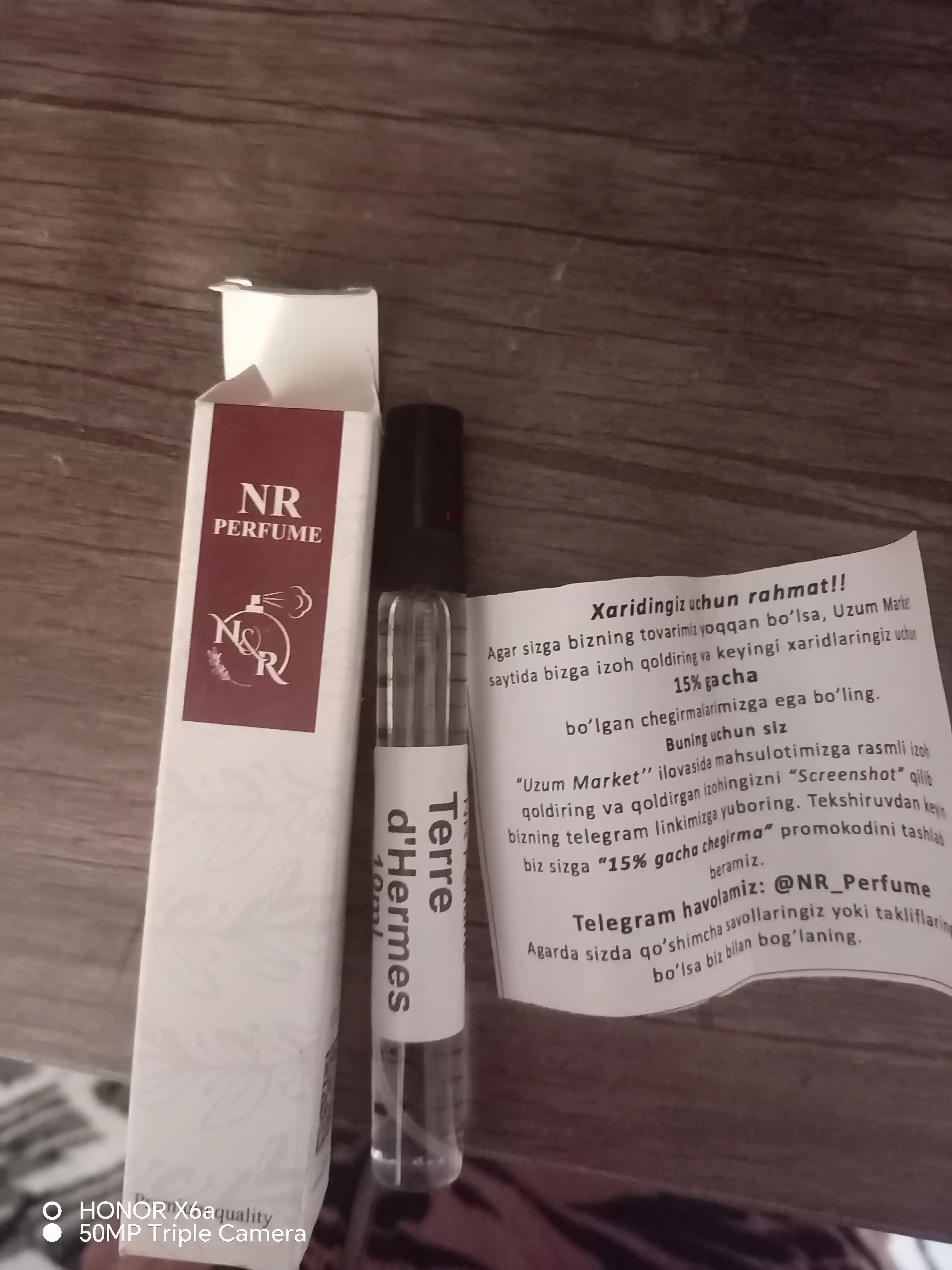 Atir Terre d'Hermes Parfum Hermès erkaklar uchun, Fransiya