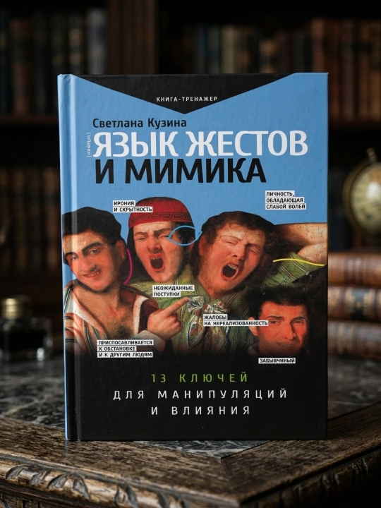 Imo-ishora va mimika: 13 ta kalit manipulyatsiya va ta'sir uchun. Kuzina S.V
