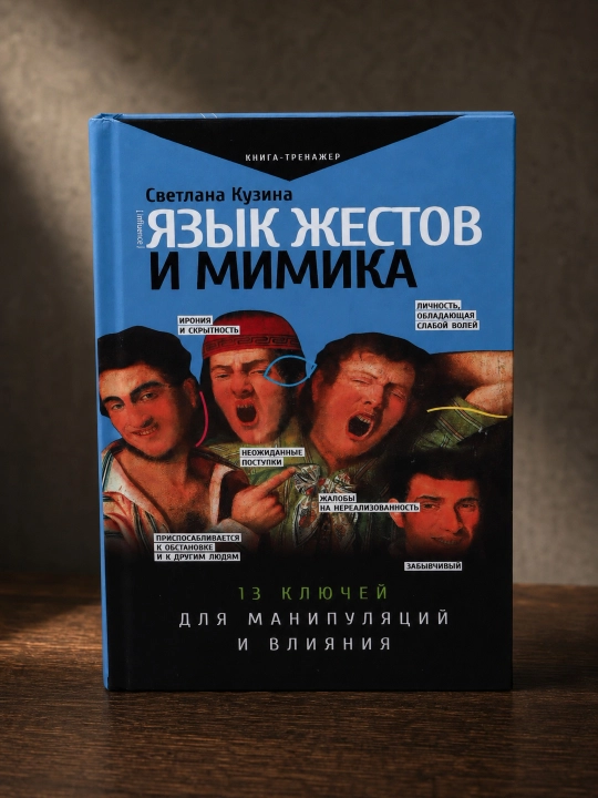 Imo-ishora va mimika: 13 ta kalit manipulyatsiya va ta'sir uchun. Kuzina S.V