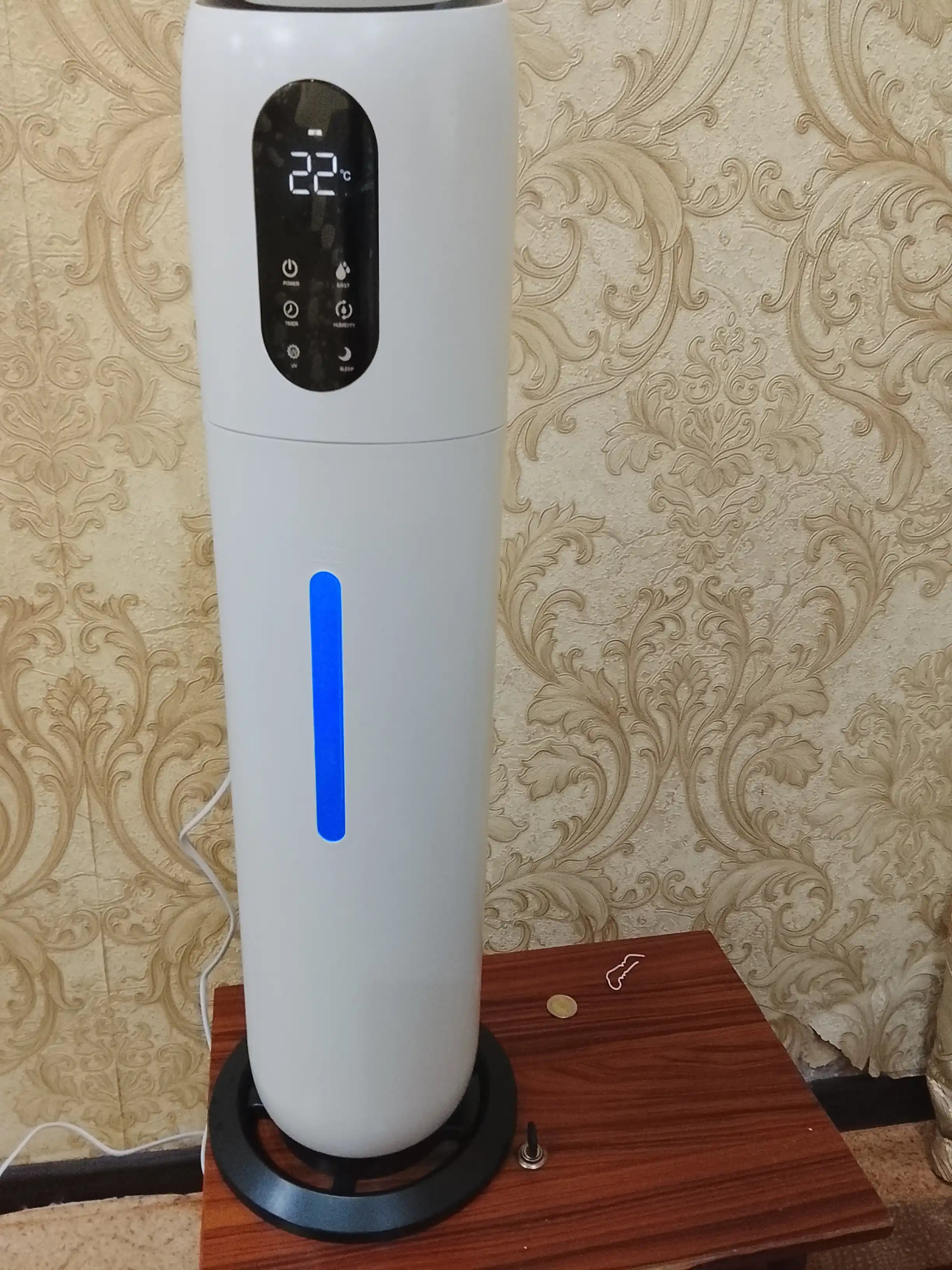 Wentu havo namlagichi uy uchun, polga, 75 sm, hajmi 10 litr, ultraovozli sterilizatsiya