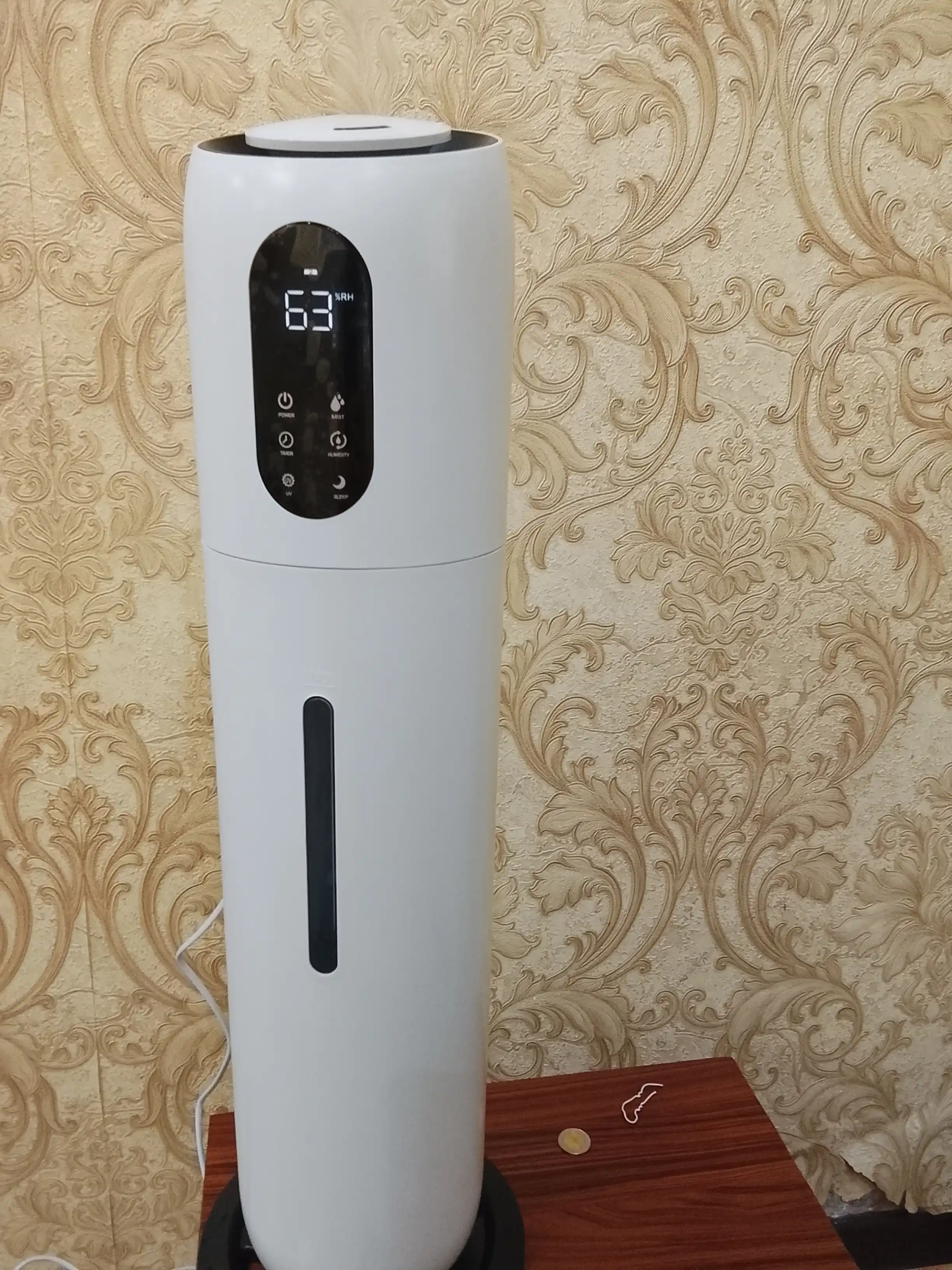 Wentu havo namlagichi uy uchun, polga, 75 sm, hajmi 10 litr, ultraovozli sterilizatsiya