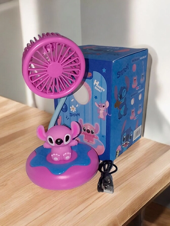 O‘g‘il bolalar va qizlar uchun mini-ventilyator va 2-si 1-da chiroq, USB orqali zaryadlash - 