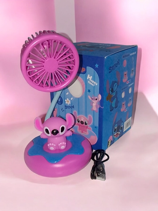 O‘g‘il bolalar va qizlar uchun mini-ventilyator va 2-si 1-da chiroq, USB orqali zaryadlash
