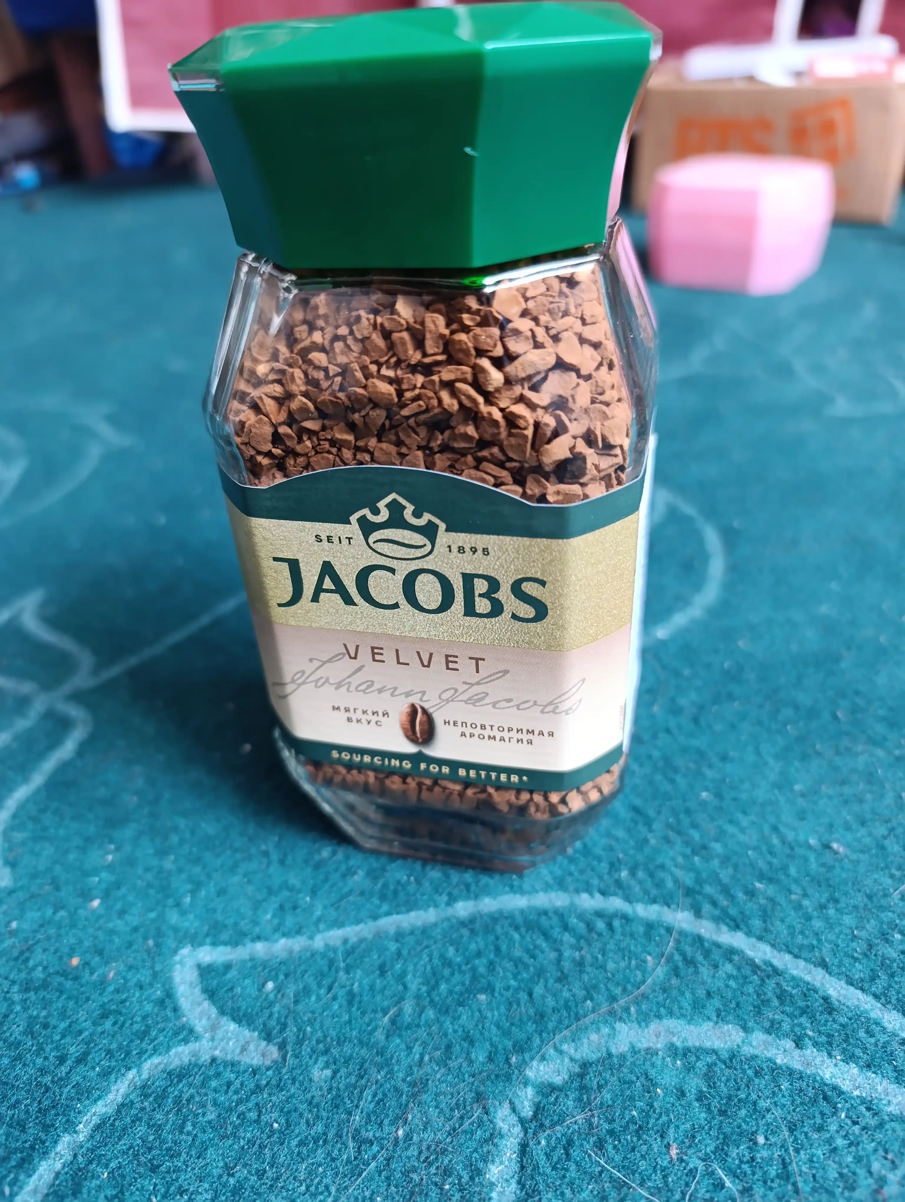 Кофе Jacobs Velvet, натуральный, растворимый, 95 гр