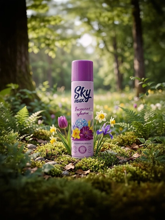 SKYMAX Bahorgi gullar havo tozalagichi 300 ml, Rossiya