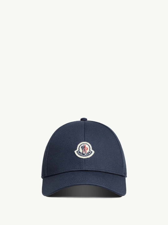 Moncler kepkasi, klassik, logotipi bilan - 