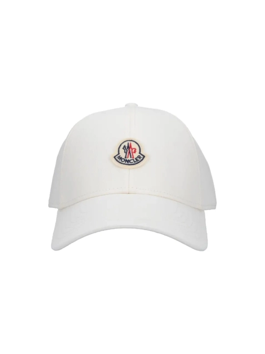 Moncler kepkasi, klassik, logotipi bilan - 