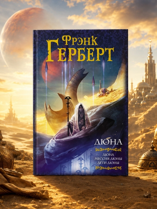 Дюна: Дюна. Мессия Дюны. Дети Дюны. Герберт Фрэнк - 