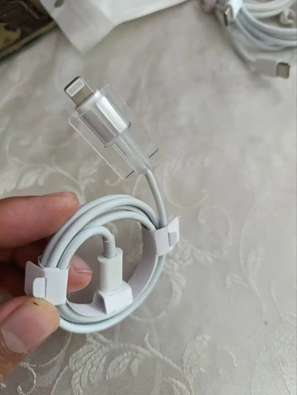 30W PD Tezkor Zaryad Kabeli – Type-C to Lightning / Type-C, iPhone va Android uchun