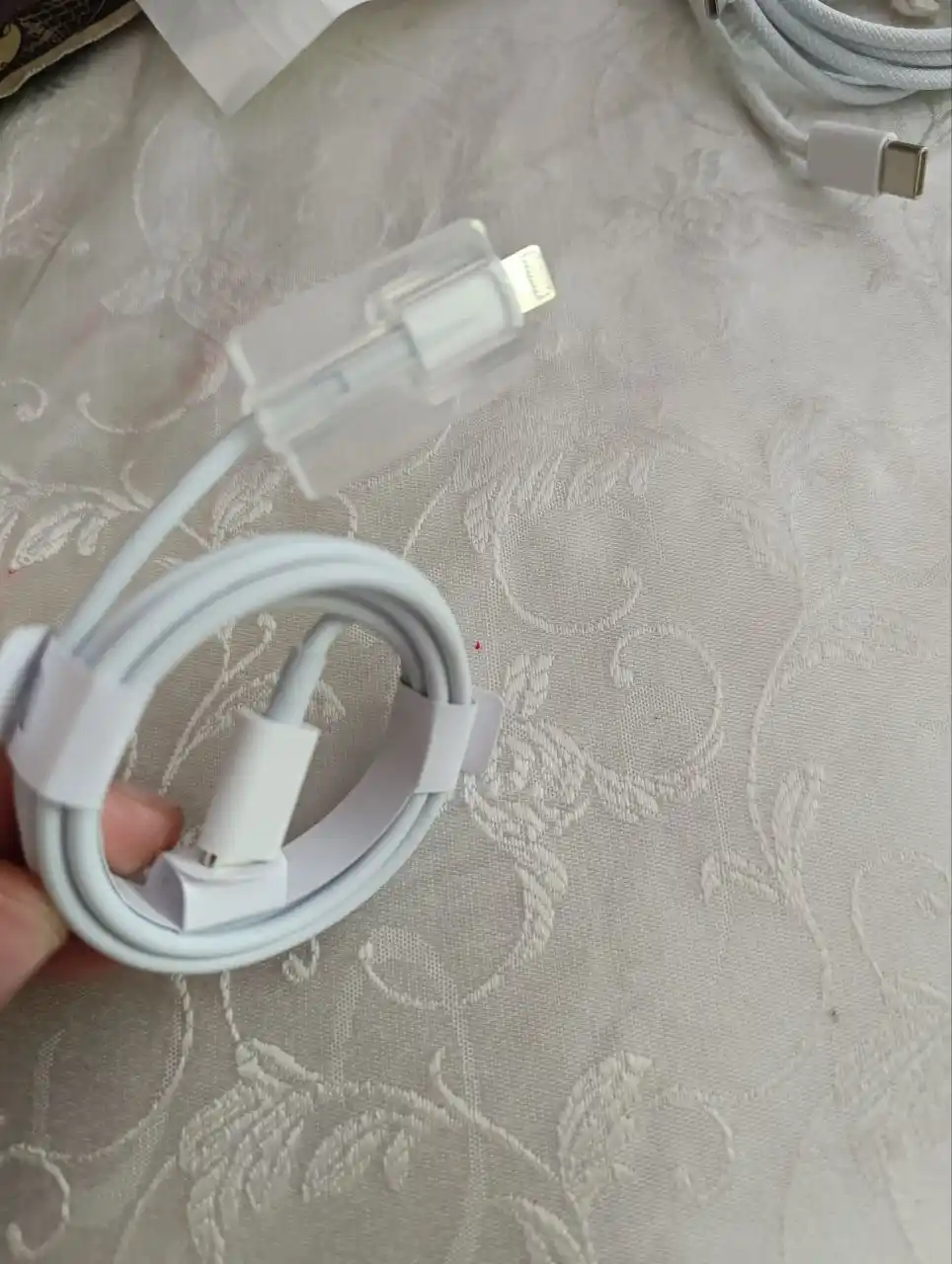 30W PD Tezkor Zaryad Kabeli – Type-C to Lightning / Type-C, iPhone va Android uchun