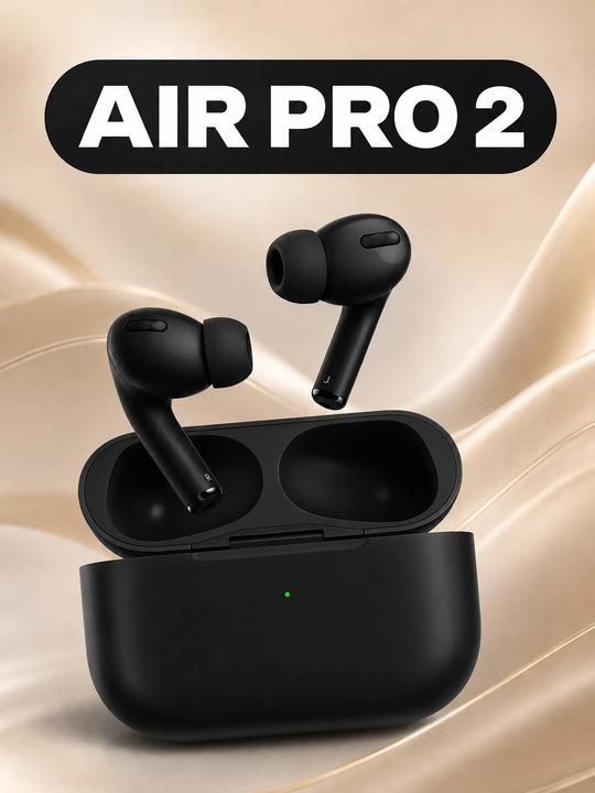 Pods Pro 2 simsiz Bluetooth quloqchinlari, iPhone va Android uchun sensorli ekran, TWS