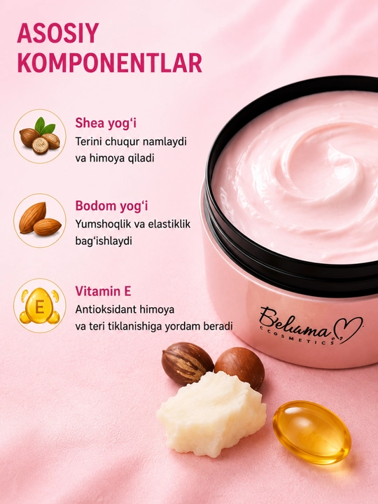 Парфюмированный крем для тела Pink Passion с феромонами, суфле-баттер 200 г