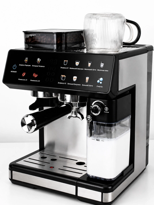 Кофемашина 1500 W профессиональная Duvel 011 с компенсатором и капучинатором