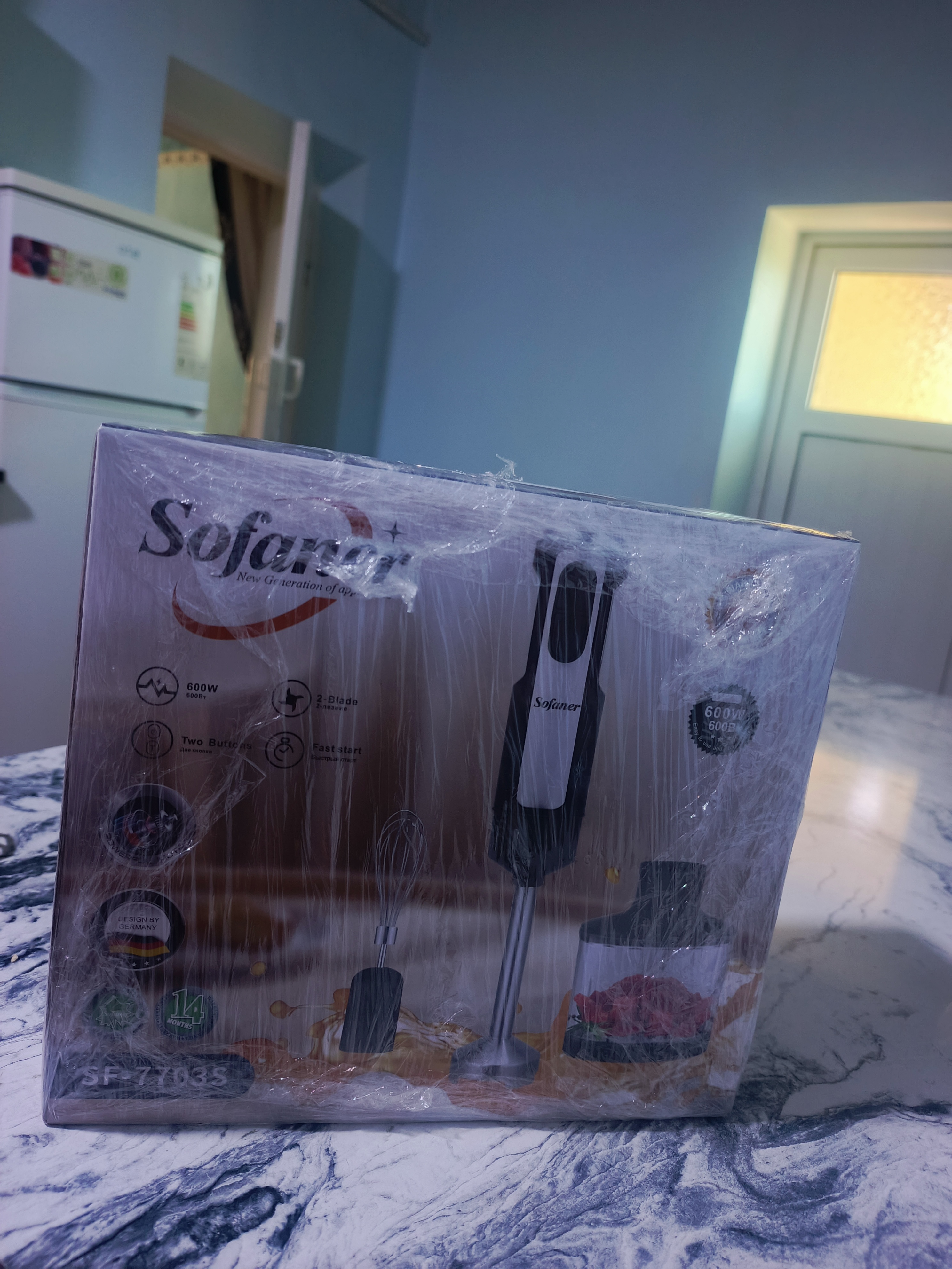 Sofaner 4 в 1: миксер, ручной блендер, чаша, мощность 600 Вт