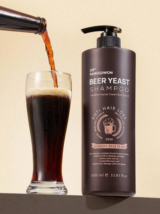 Dr.Banggiwon Beer Yeast Shampoo 1000ml — soch to‘kilishiga qarshi shampoo - 